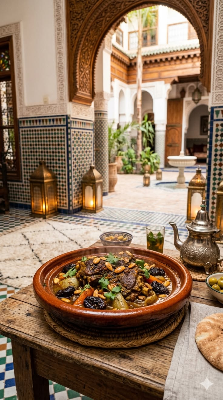 Dîner au riad